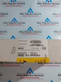 ABB RDI01 16 CHANNEL REDUNDANT 24/48 VDC DIGITAL INPUT MODULE