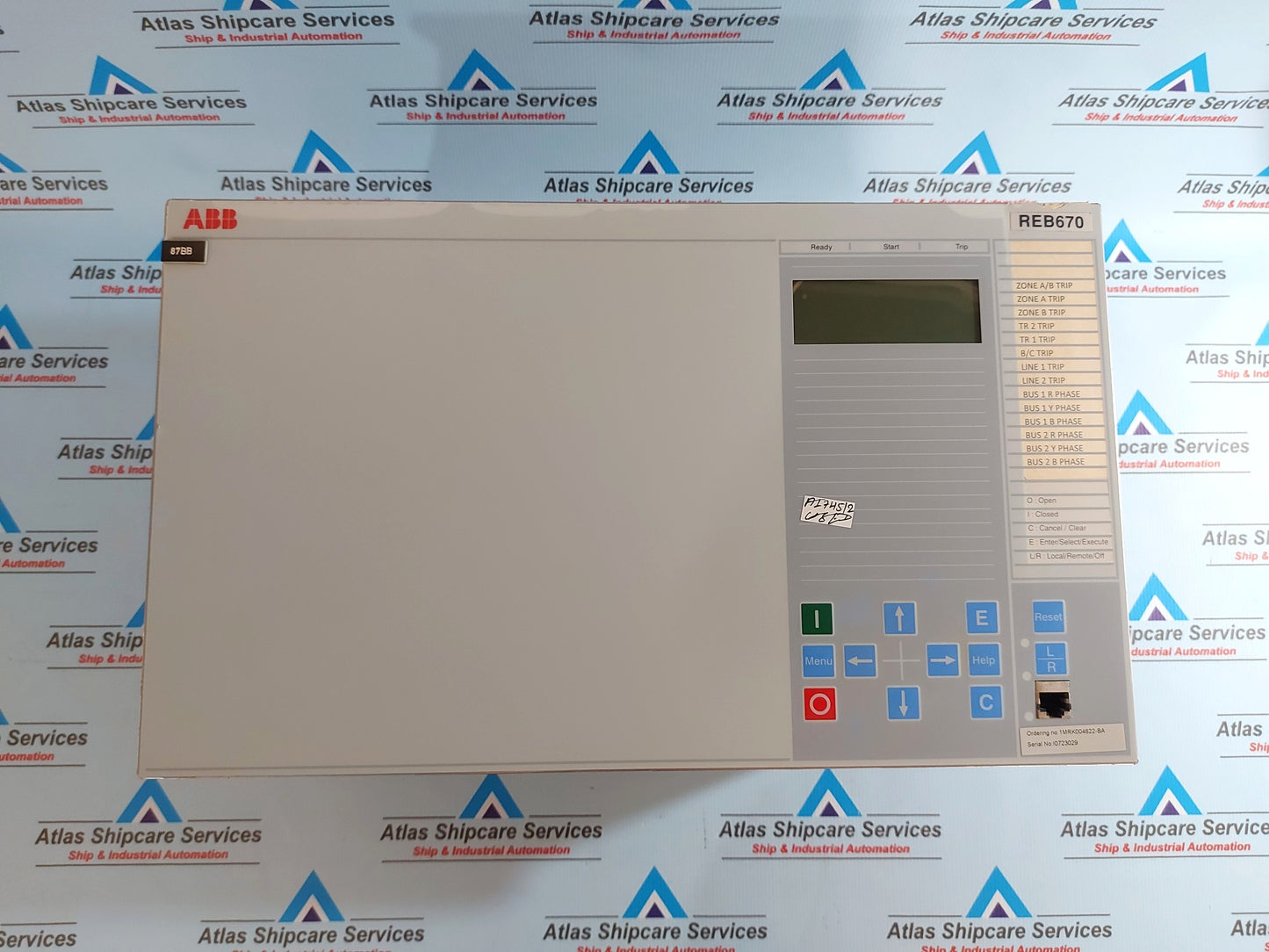 ABB REB670 BUSBAR PROTECTION RELAY 1MRK004822-BA
