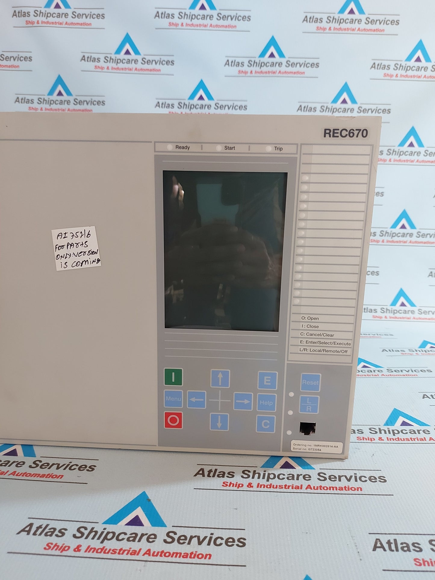 ABB REC670 BAY CONTROL IED 1MRK002814-AA