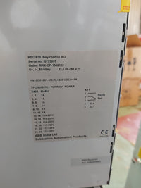 ABB REC670 BAY CONTROL IED 1MRK002814-AA