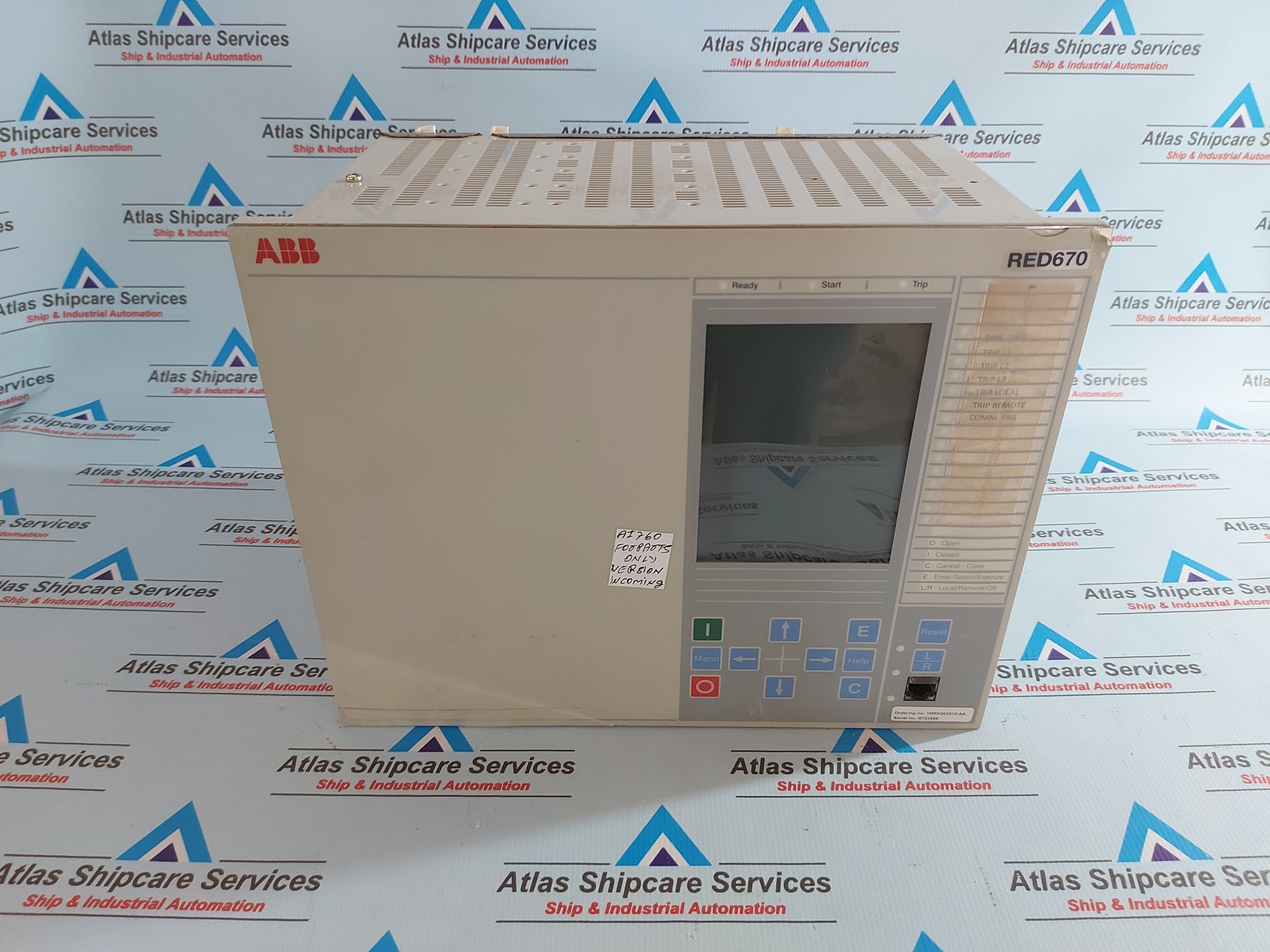 ABB RED670 LINE DIFFERENTIAL PROTECTION IED 1MRK002810-AA – Atlas ...