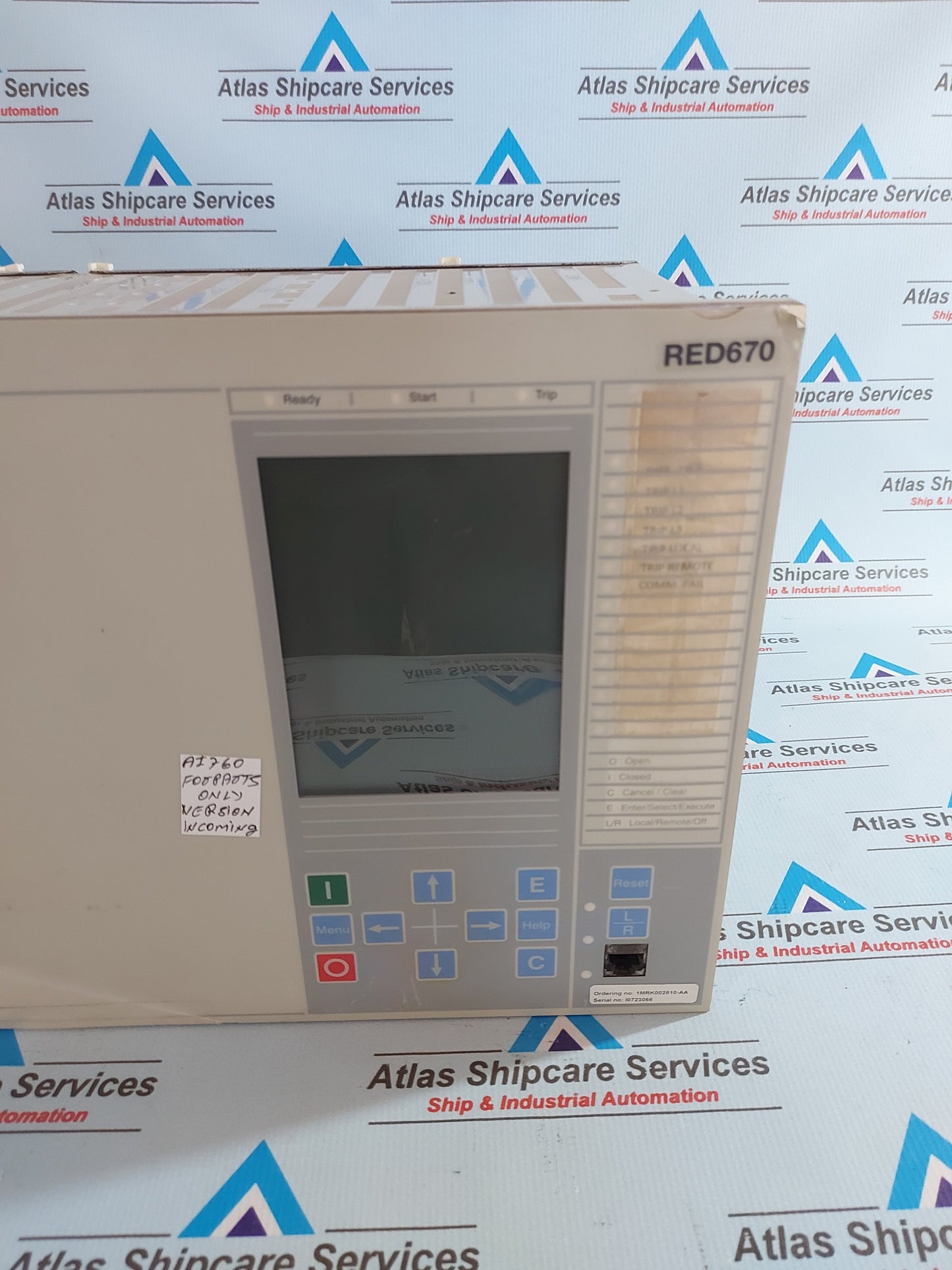 ABB RED670 LINE DIFFERENTIAL PROTECTION IED 1MRK002810-AA