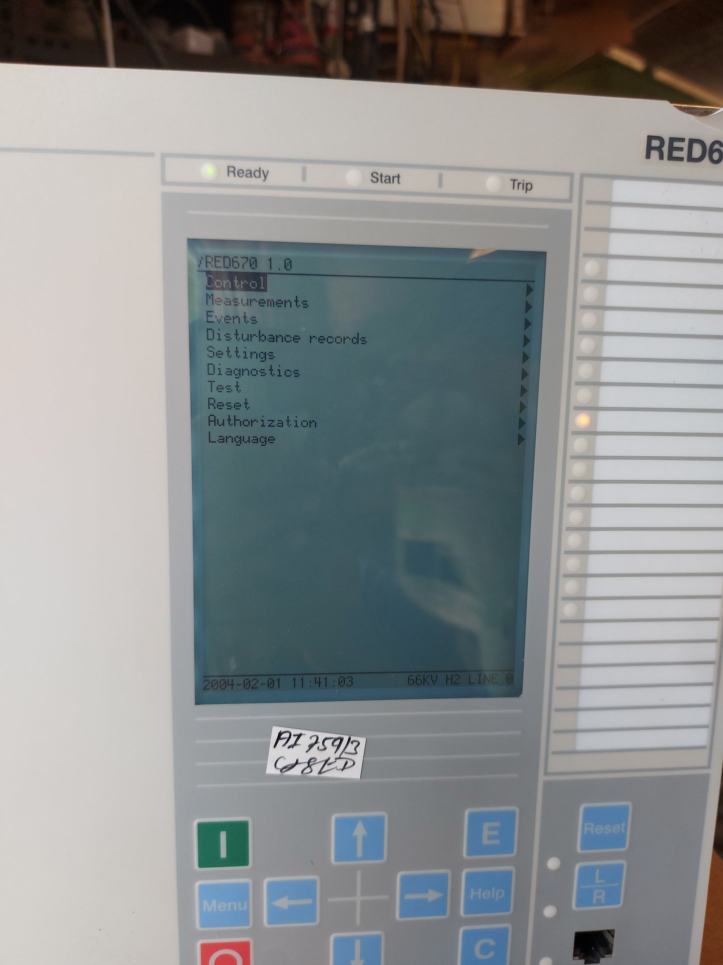 ABB RED670 LINE DIFFERENTIAL PROTECTION IED 1MRK002810-AA