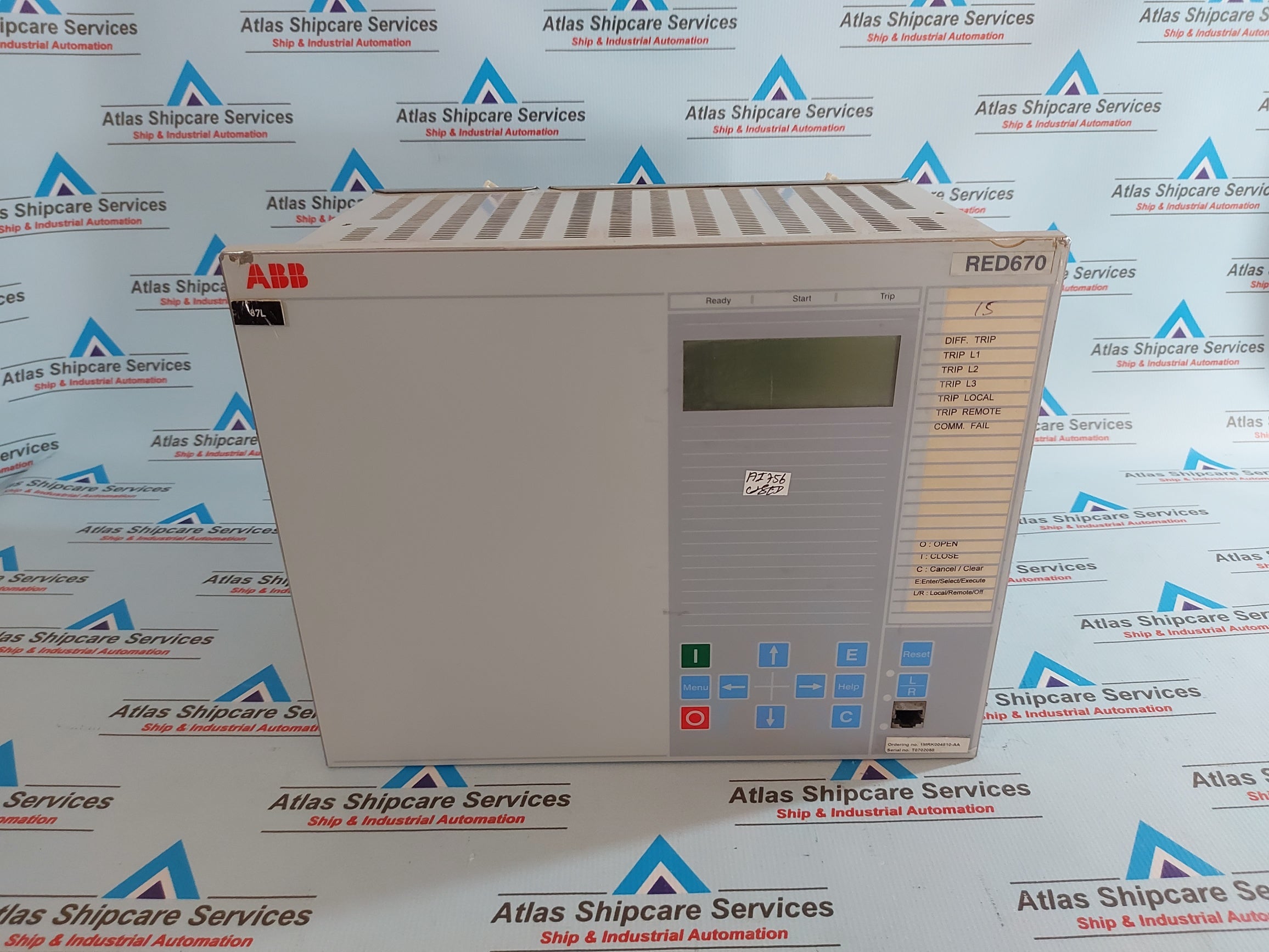 Red670 Rear View ABB RED670 LINE DIFFERENTIAL PROTECTION IED 1MRK004810-AA – Atlas ...