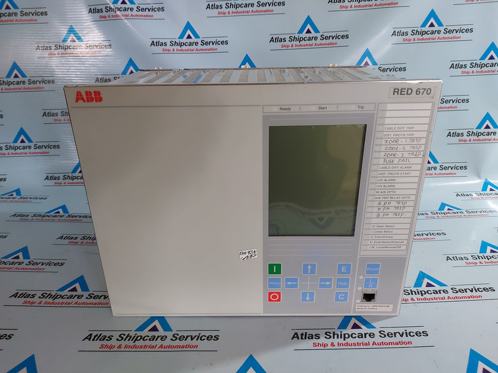Red670 Rear View ABB RED670 LINE DIFFERENTIAL PROTECTION RELAY 1MRK002810-AB – Atlas ...