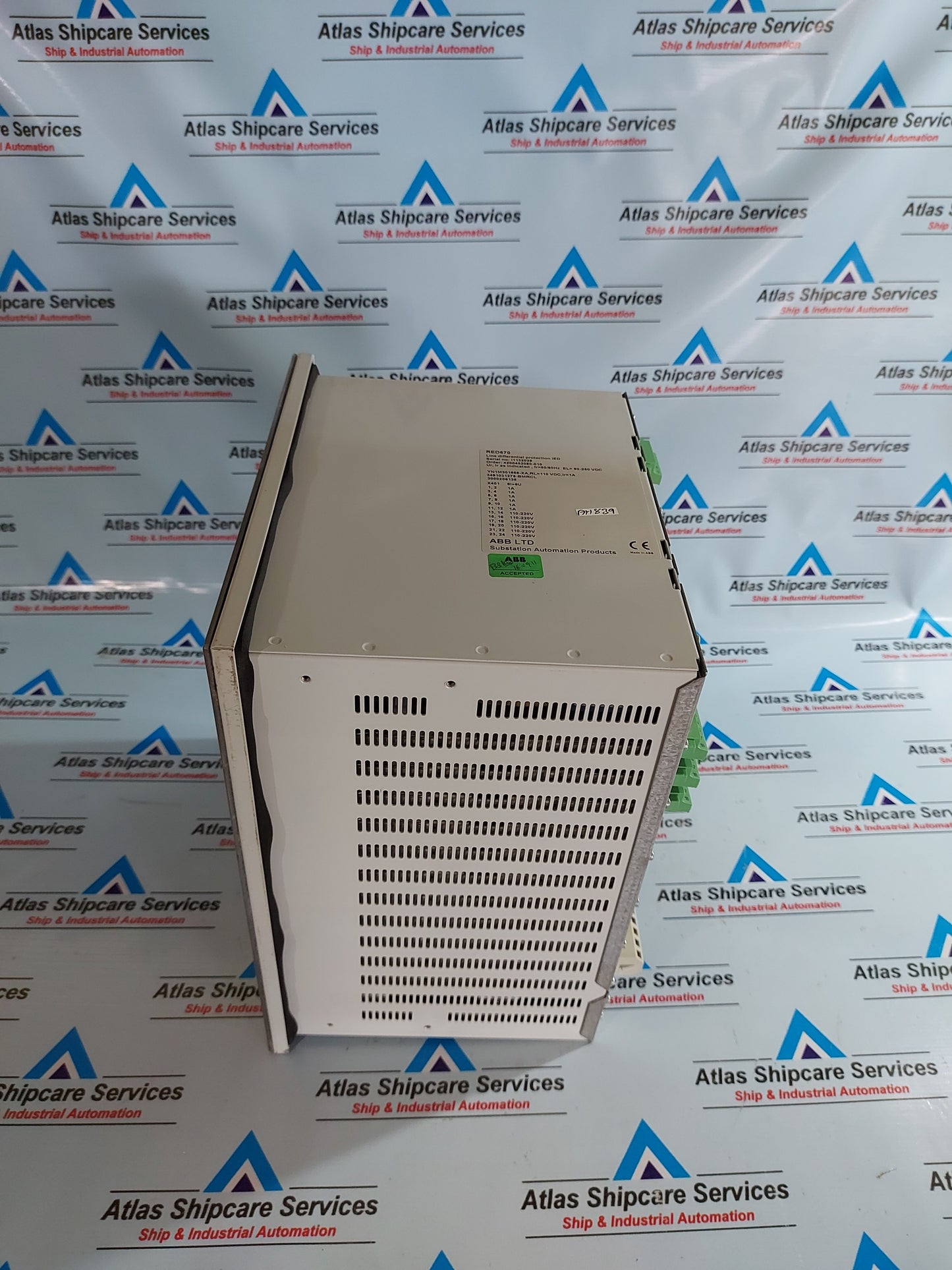 ABB RED670 LINE DIFFERENTIAL PROTECTION RELAY 1MRK002810-AB