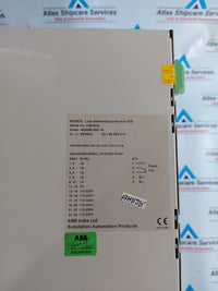 ABB RED670 LINE DIFFERENTIAL PROTECTION RELAY 1MRK002810-AB