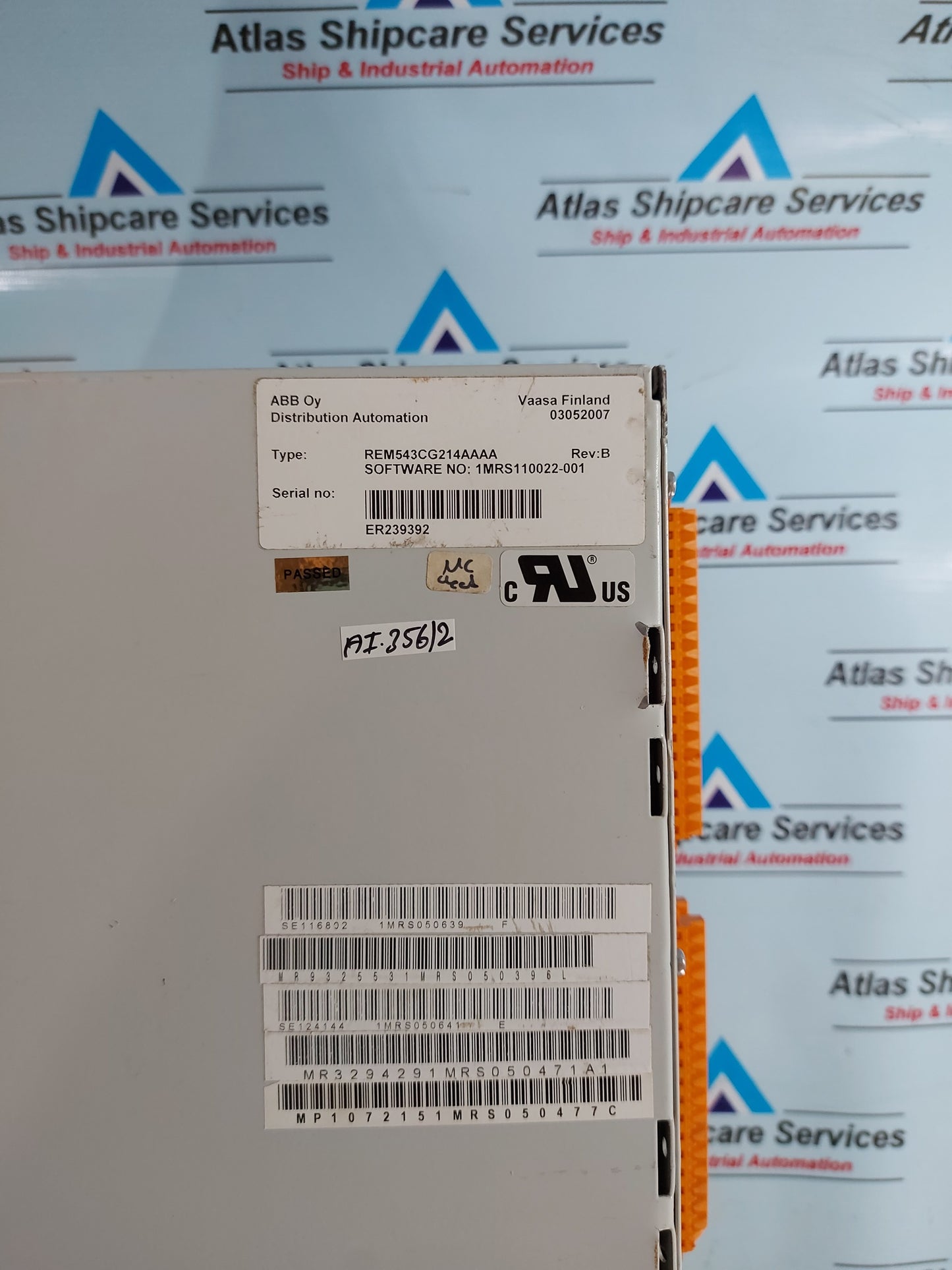 ABB REM 543 MACHINE TERMINAL REM543CG214AAAA