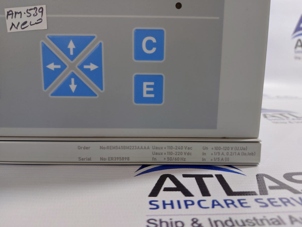 ABB REM545 MACHINE TERMINAL REM545BM223AAAA REV.B