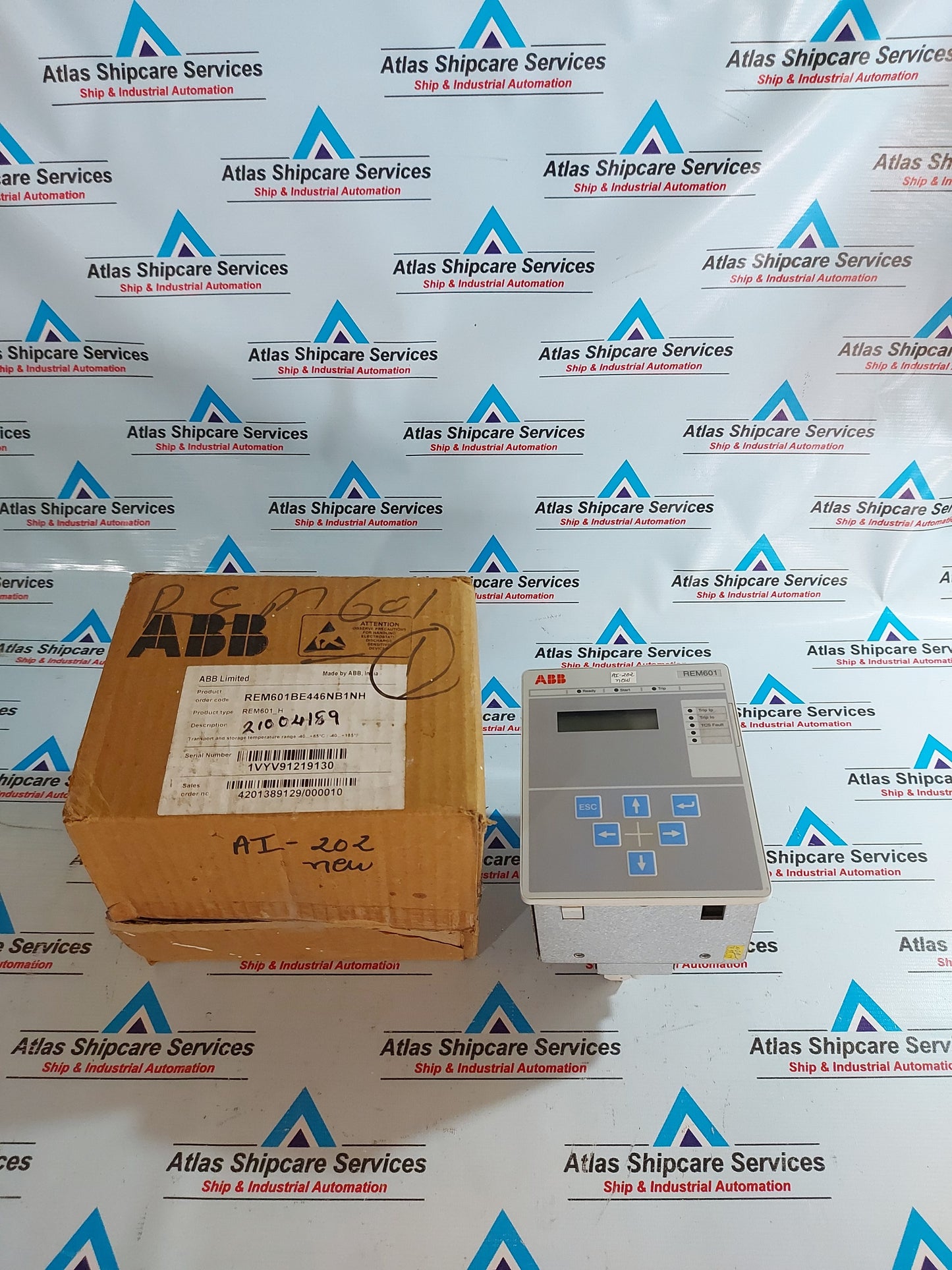 ABB REM601 MOTOR PROTECTION & CONTROL RELAY REM601BE446NB1NH