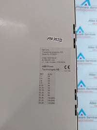 ABB RET670 TRANSFORMER PROTECTION IED 1MRK002816-AA