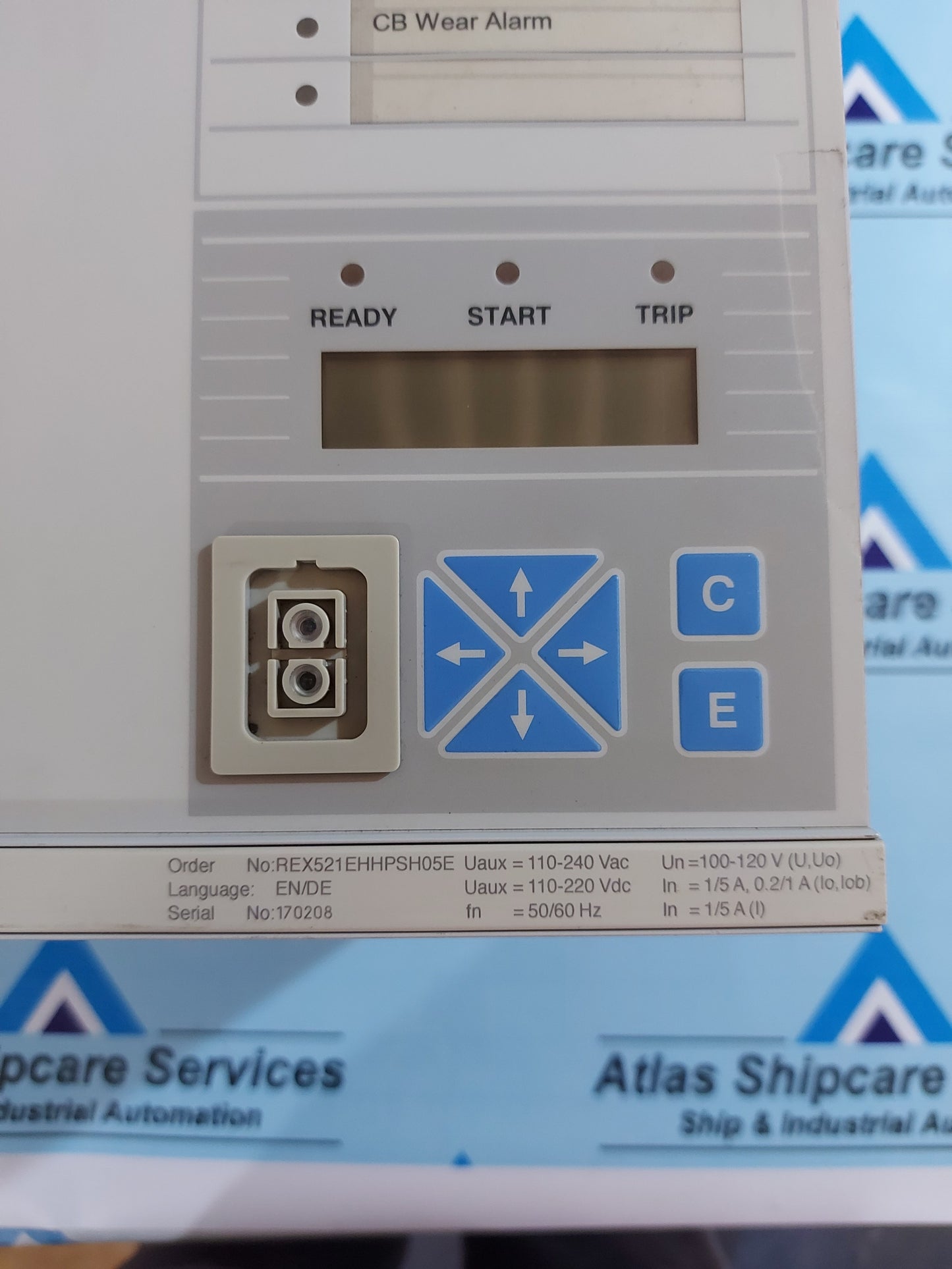 ABB REX 521 FEEDER PROTECTION RELAY REX521EHHPSH05E