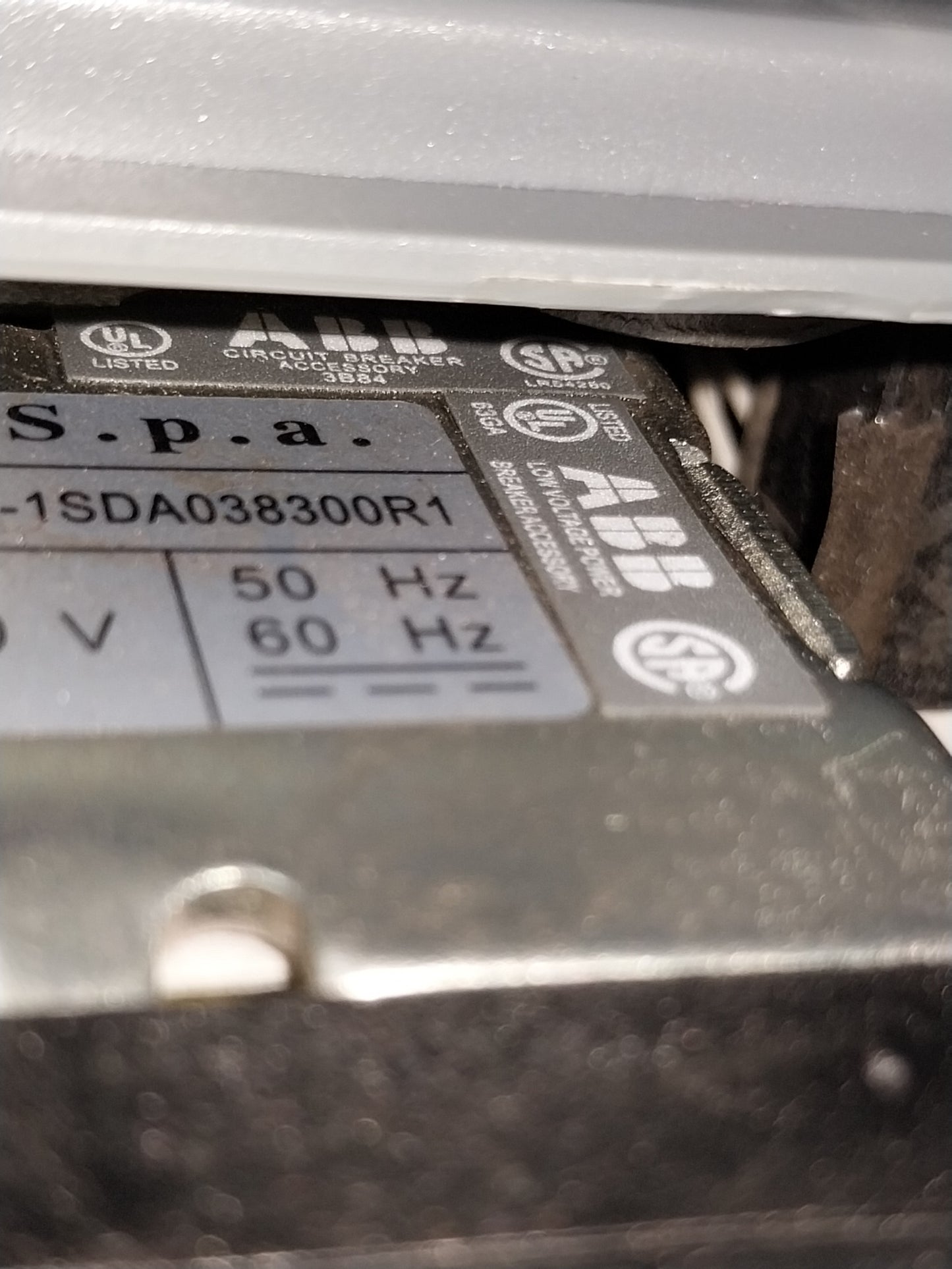 ABB SACE E2S20 AIR CIRCUIT BREAKER 2000A 690V SACE PR121/P