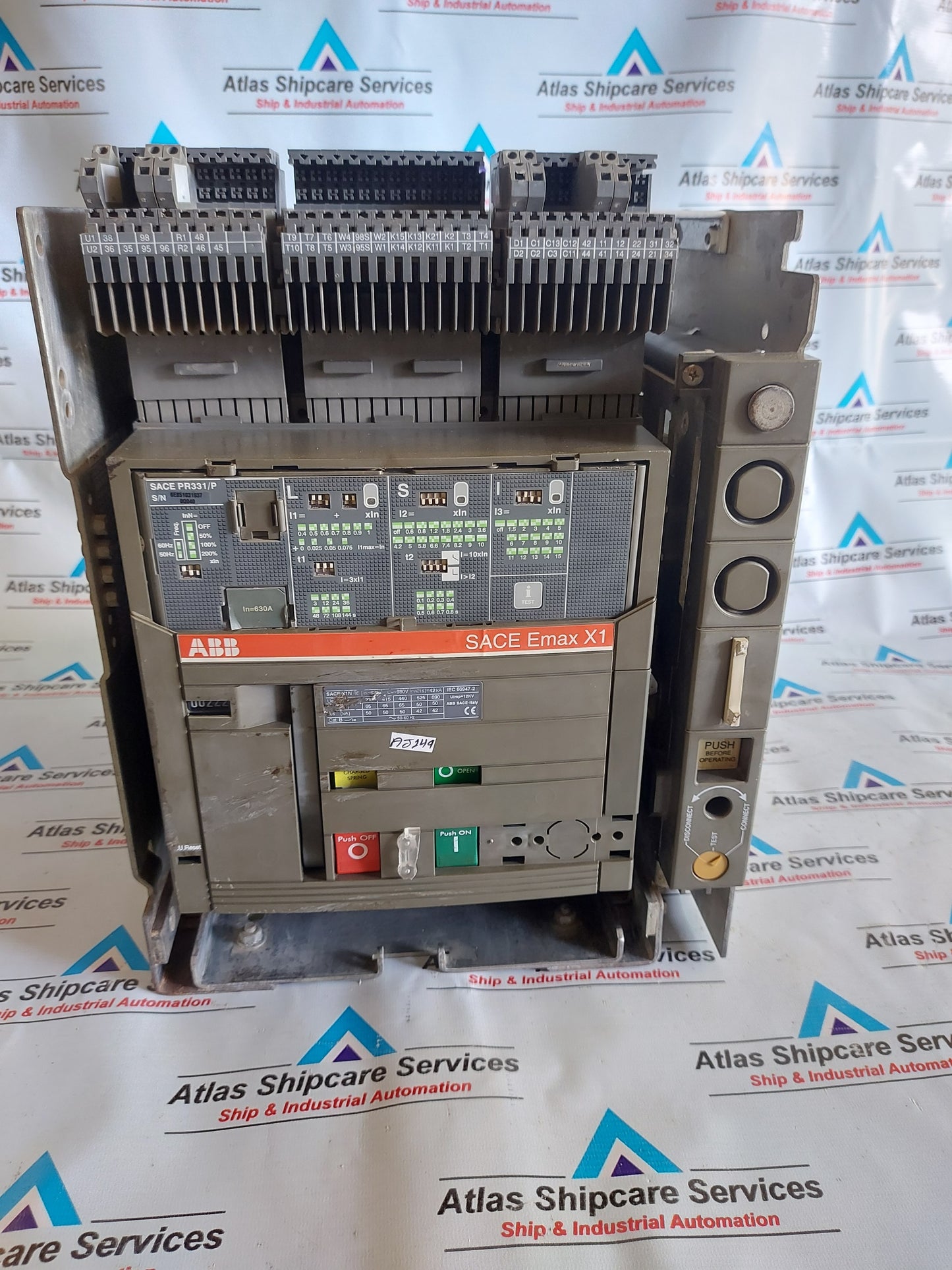 ABB SACE PR331/P Emax X1 LOW VOLTAGE POWER CIRCUIT BREAKER 630V 50/60Hz