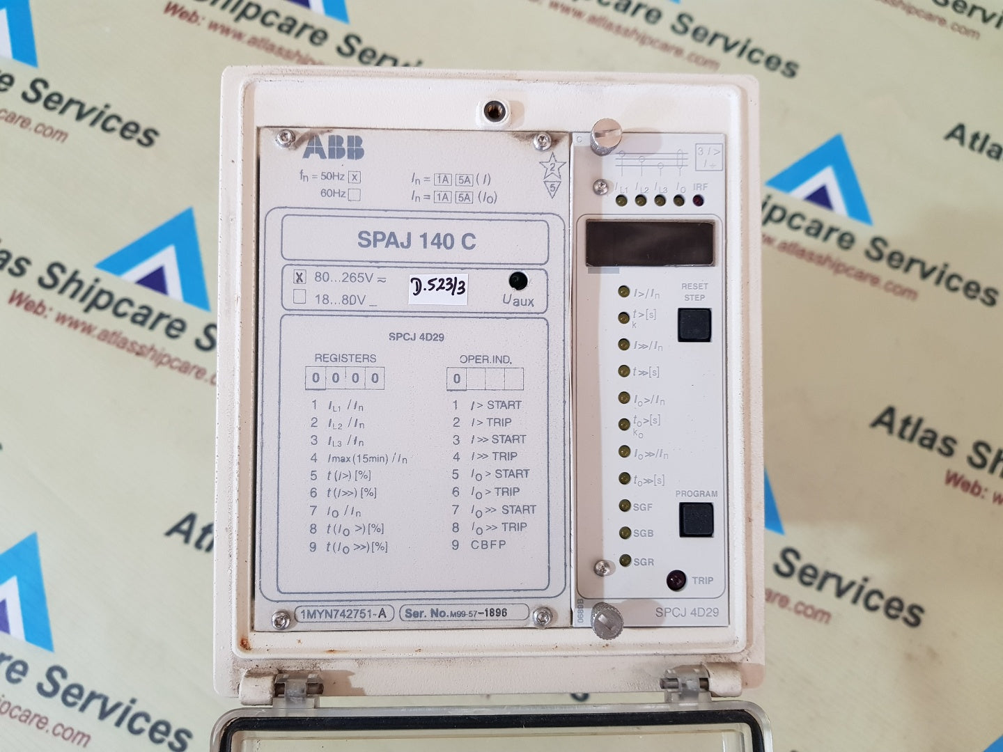 ABB SPAJ 140 C COMBINED OVERCURRENT AND EARTH-FAULT RELAY