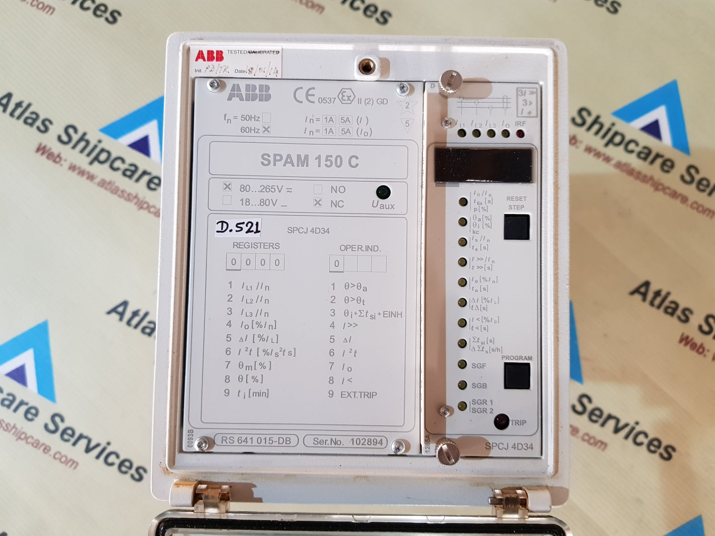 ABB SPAM 150 C MOTOR PROTECTION RELAY