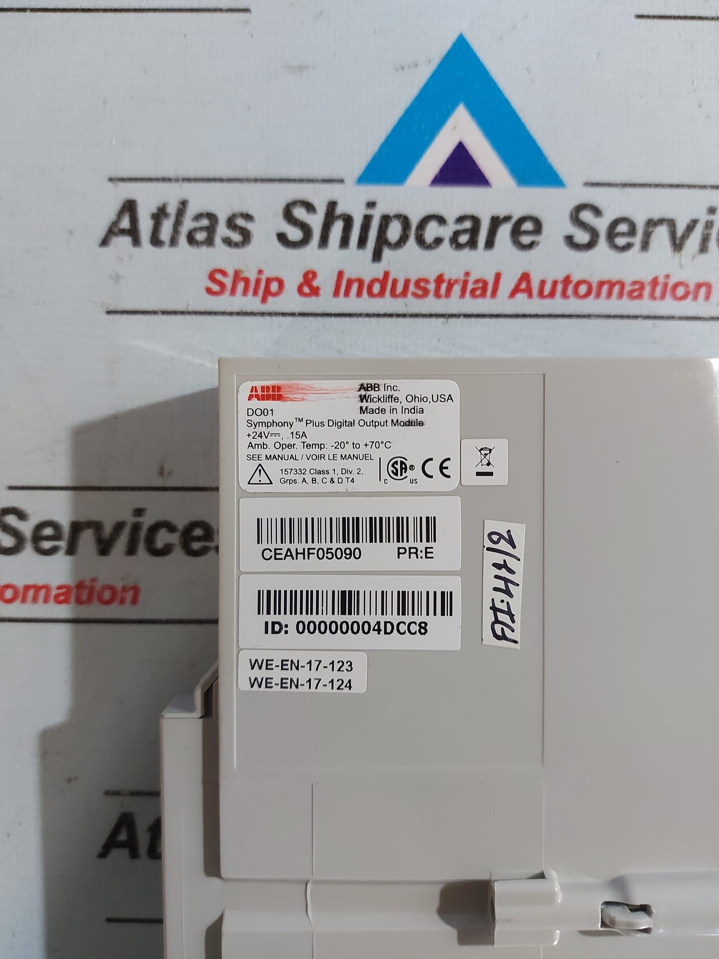 ABB SYMPHONY PLUS DO01 DIGITAL OUTPUT MODULE