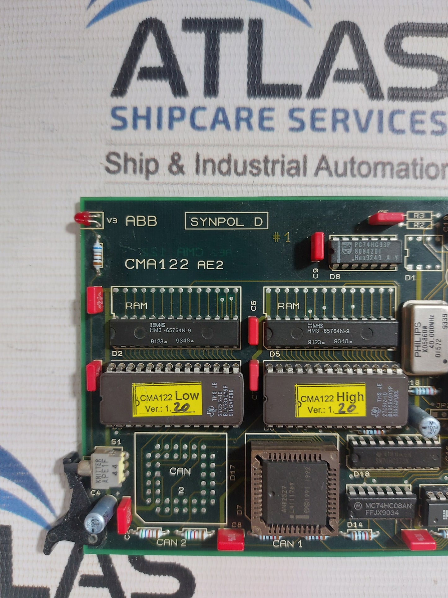 ABB SYNPOL D CMA122 AE2 PCB CARD
