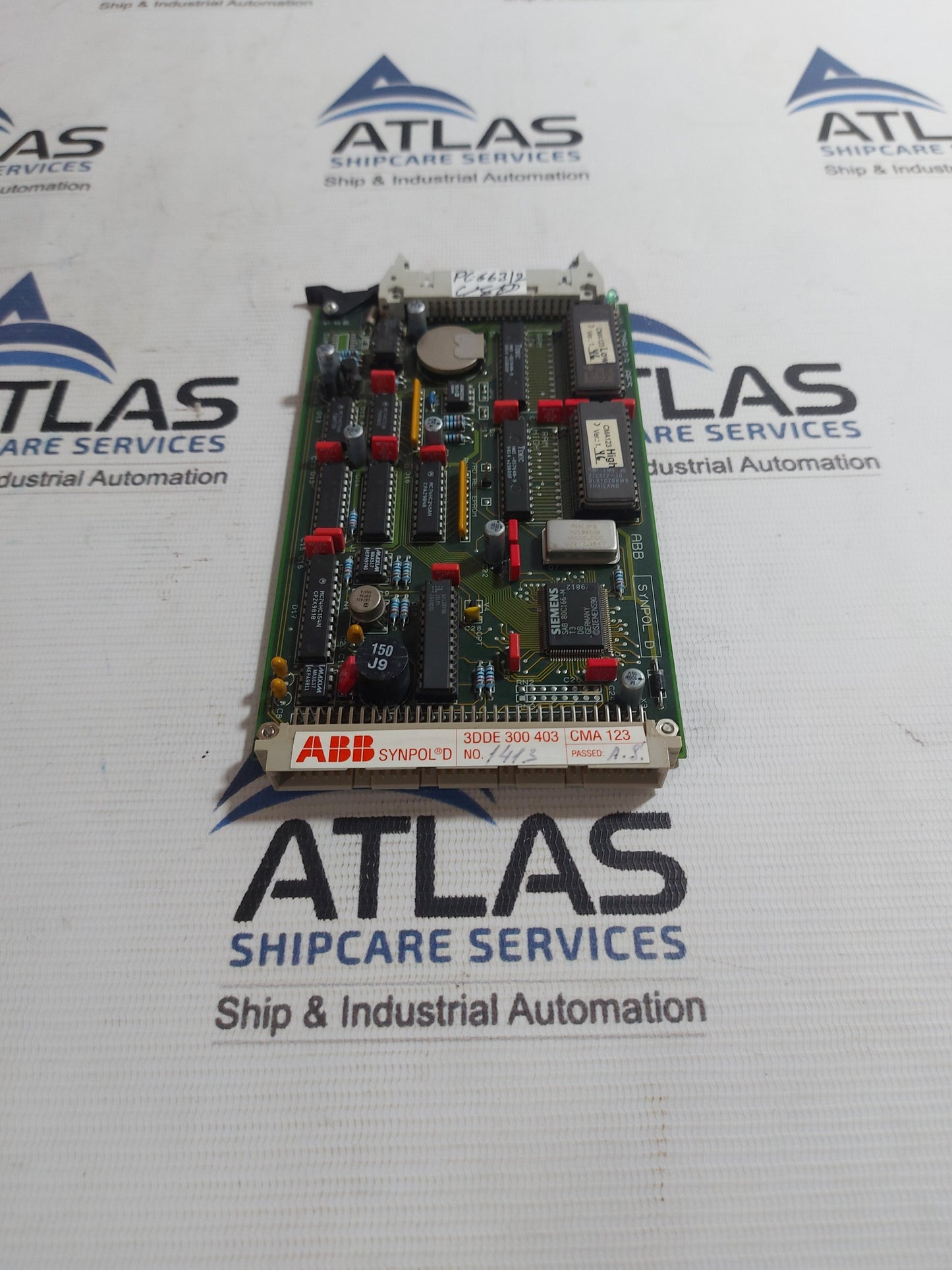 ABB SYNPOL D CMA123 AE5 3DDE 300 403 PCB CARD