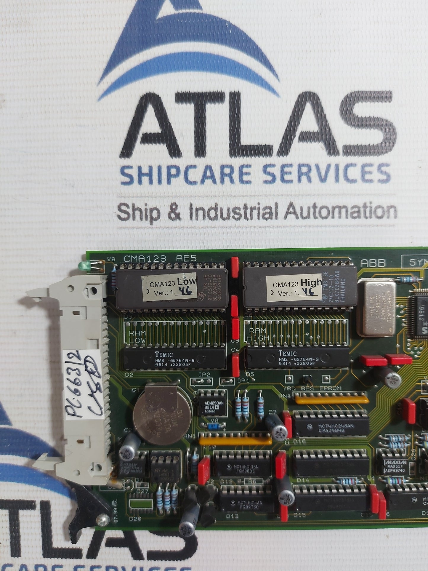 ABB SYNPOL D CMA123 AE5 3DDE 300 403 PCB CARD