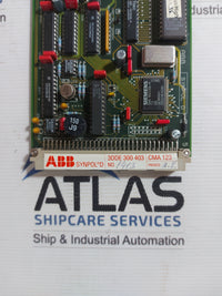 ABB SYNPOL D CMA123 AE5 3DDE 300 403 PCB CARD