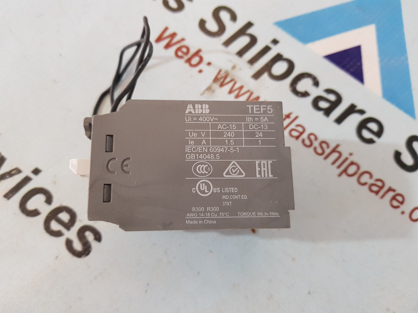 ABB TEF5-ON CONTECTOR RELAY