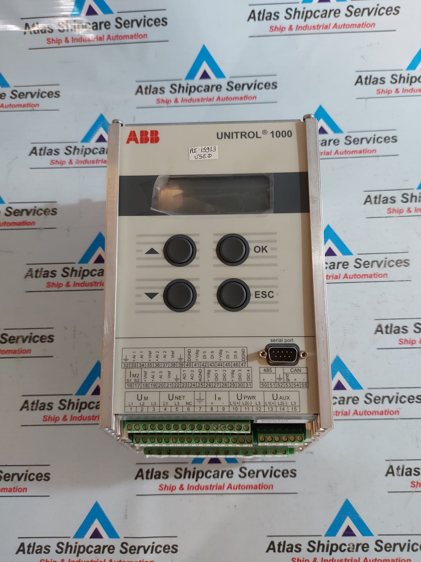 ABB UNITROL 1000 VOLTAGE REGULATOR 3BHE014557R0003