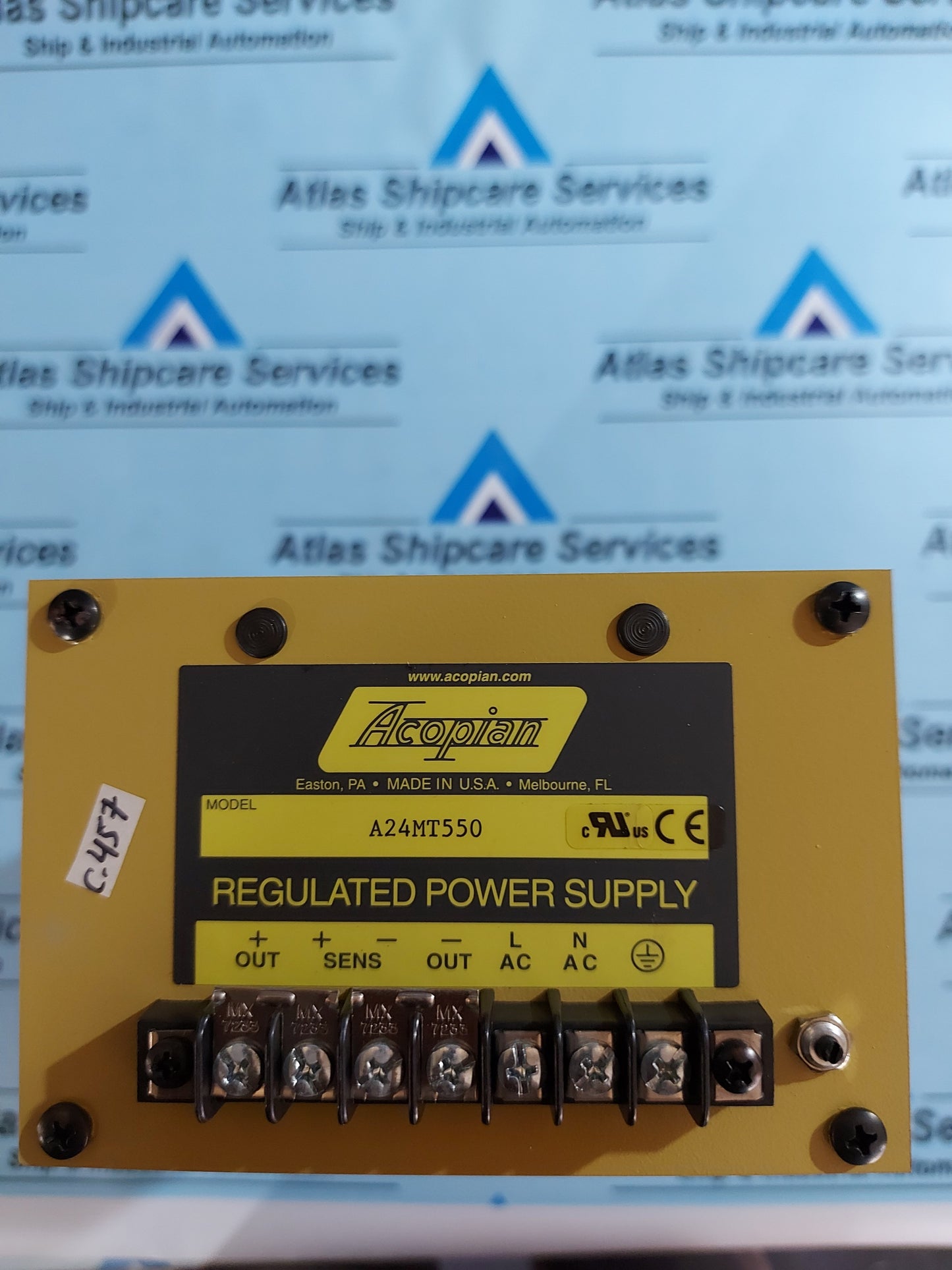 ACOPIAN A24MT550 REGULATED POWER SUPPLY