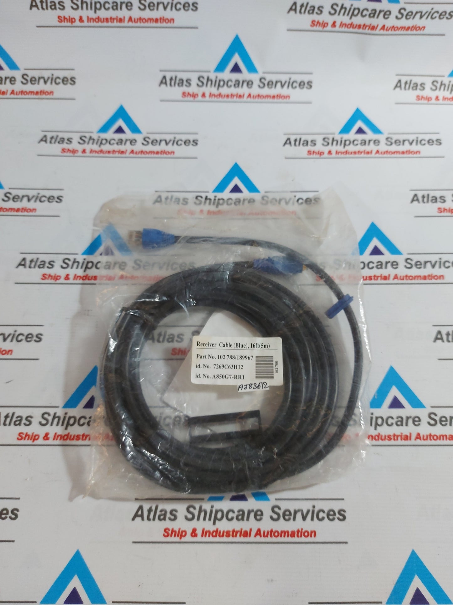 ADAMS GATEKEEPER 102 788/189967 A850G7-RR1 7269C63H12 RECEIVER CABLE 16ft(5m)