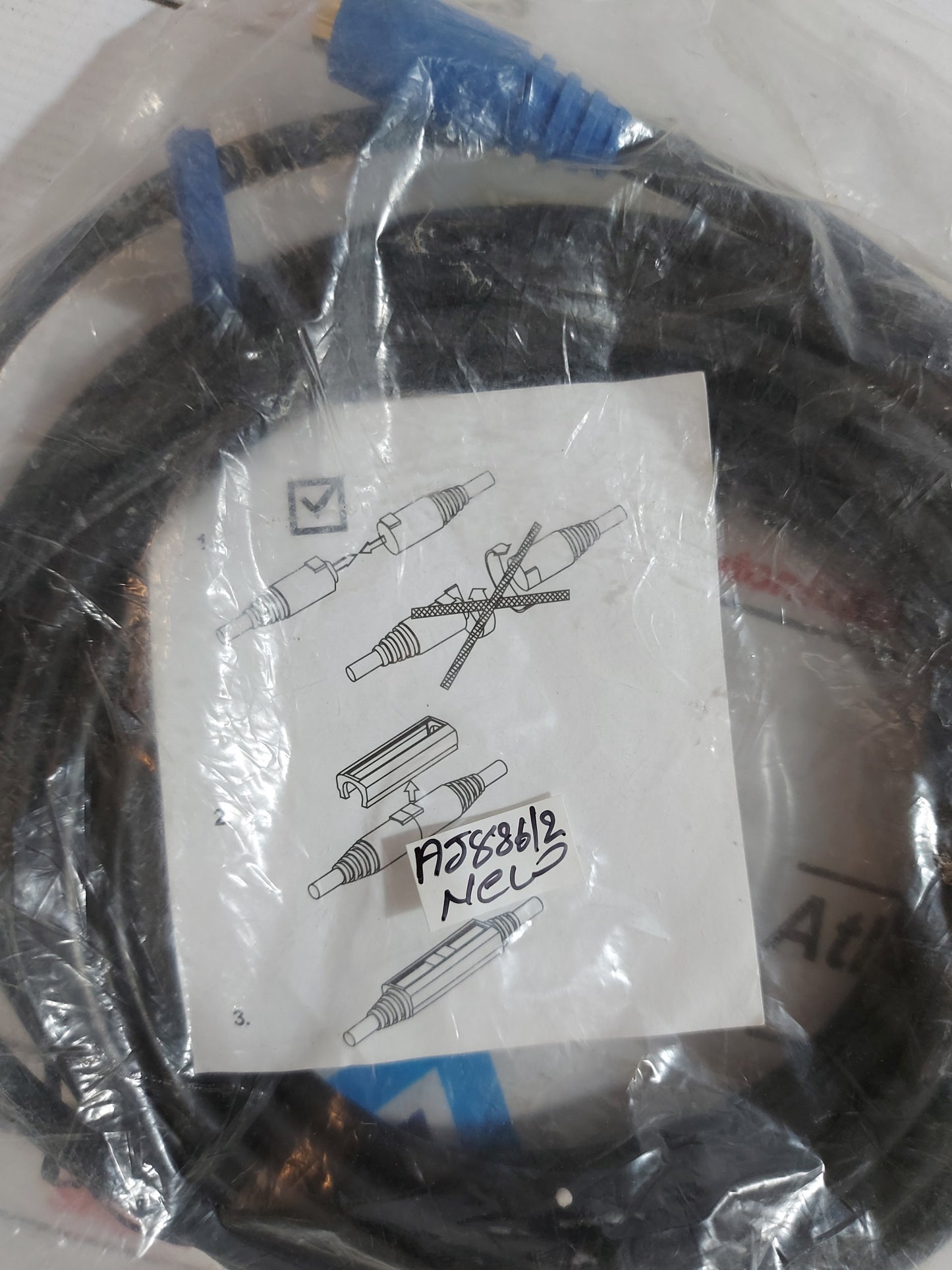 ADAMS GATEKEEPER 102 788/189967 A850G7-RR1 7269C63H12 RECEIVER CABLE 16ft(5m)