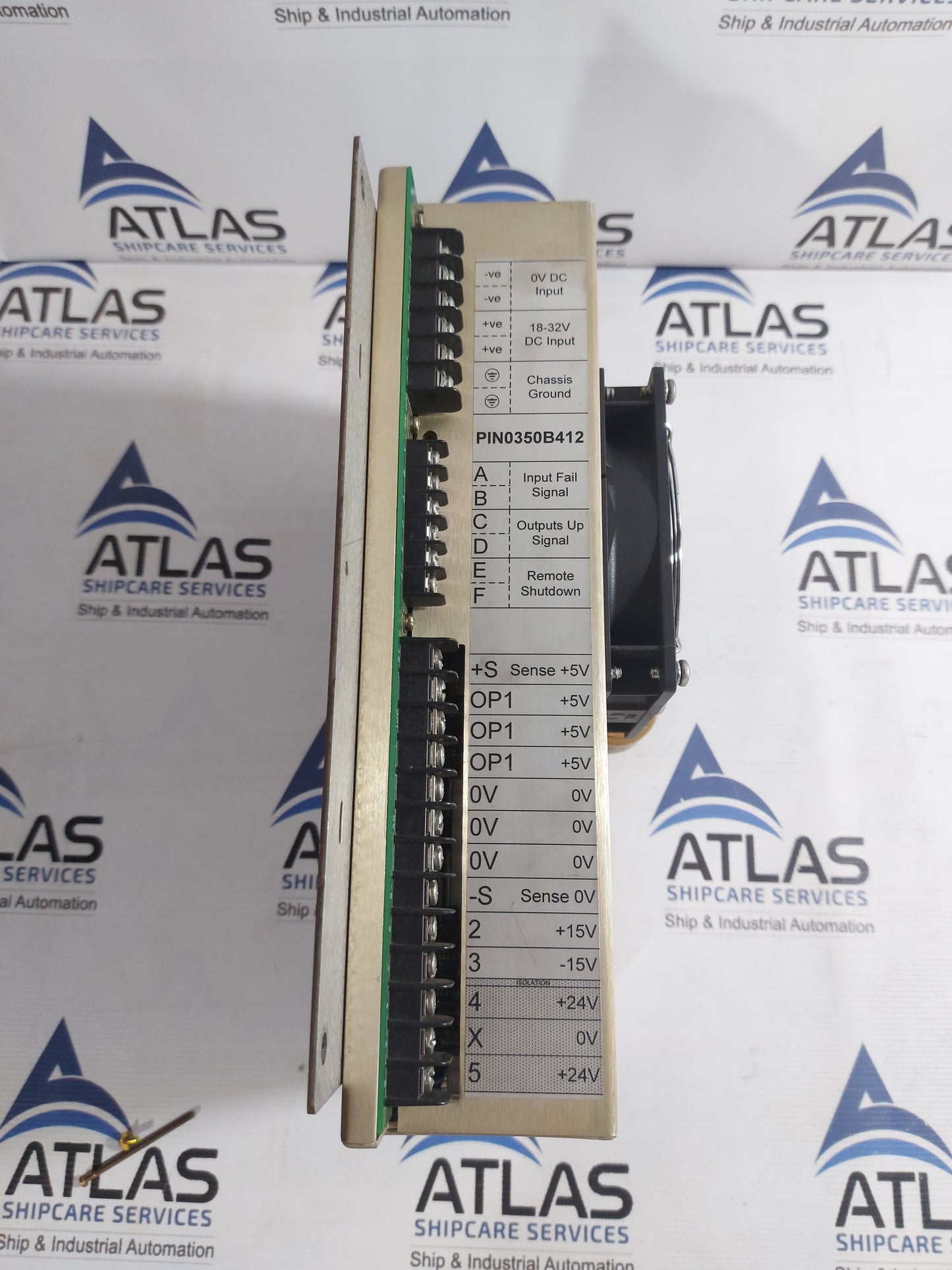 ADVANCE PIN0350B412 OUTPUT DC POWER SUPPLY REV 0