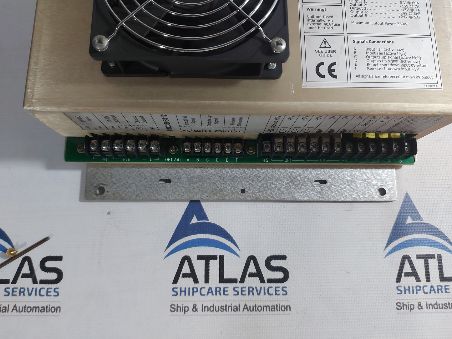 ADVANCE PIN0350B412 OUTPUT DC POWER SUPPLY REV 0