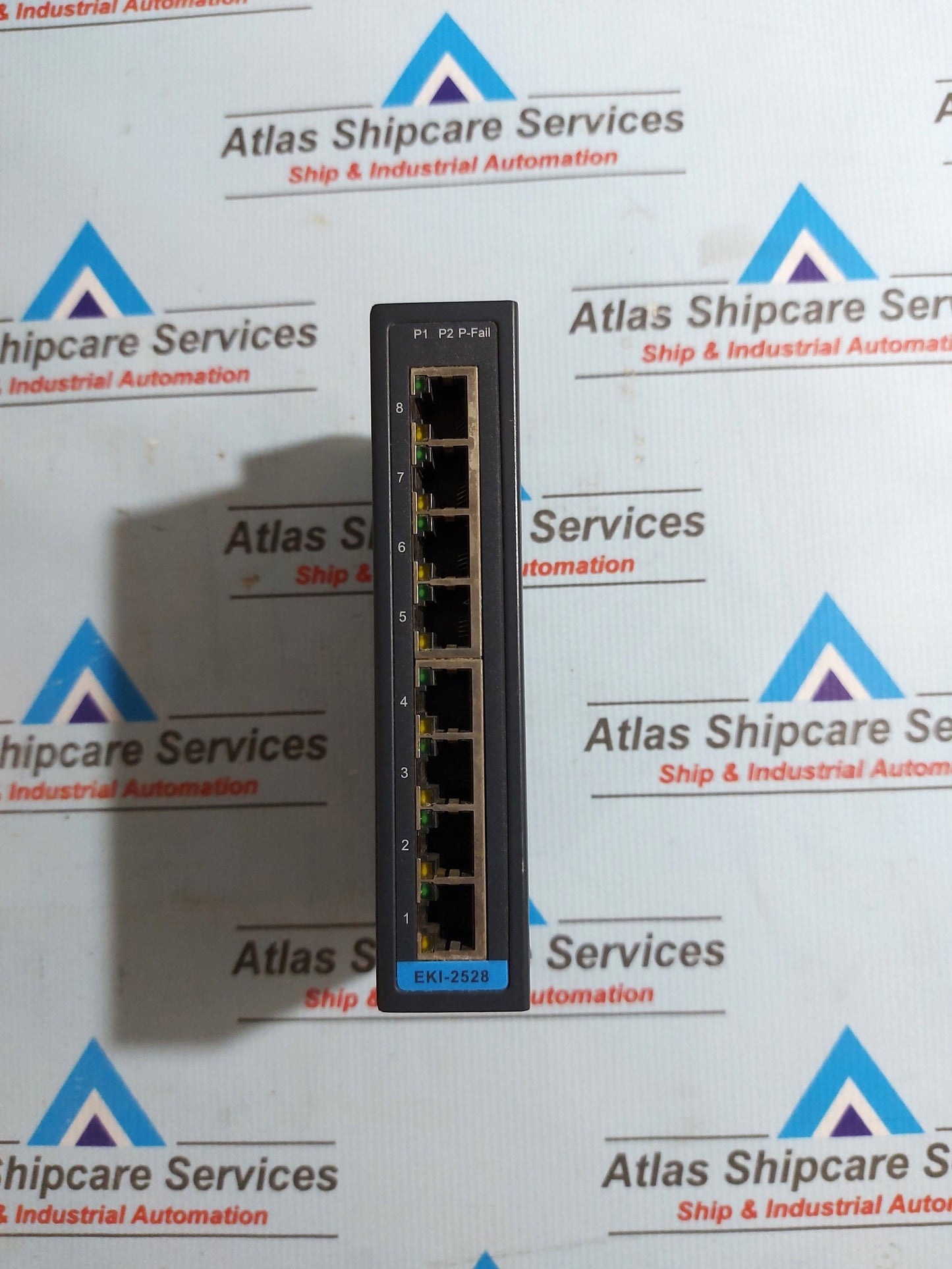 ADVANTECH EKI-2528-BE 8-PORT UNMANAGED ETHERNET SWITCH 12-48VDC 1.5A
