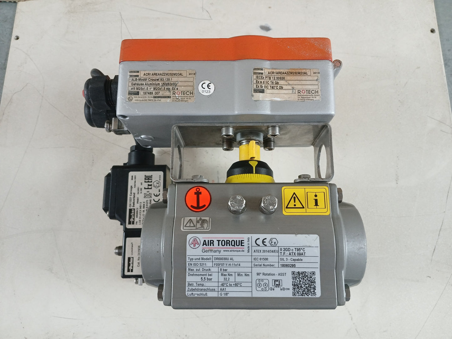AIR TORQUE DR00030U AL PNEUMATIC ACTUATOR