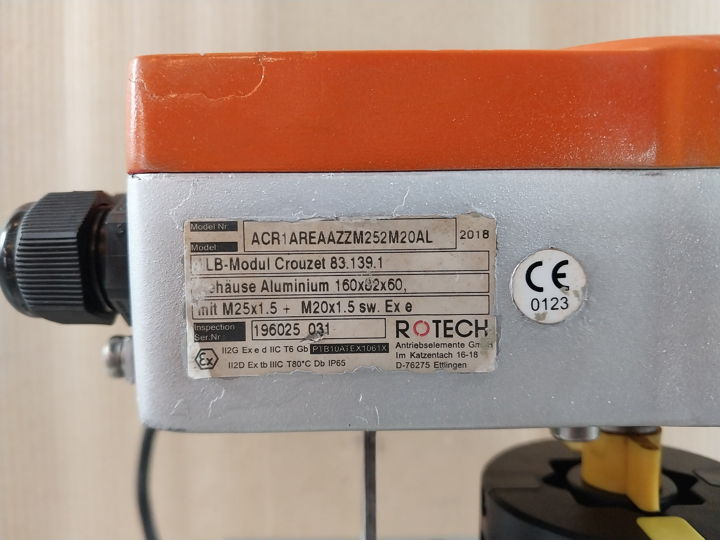 AIR TORQUE DR00220U AZL PNEUMATIC ACTUATOR