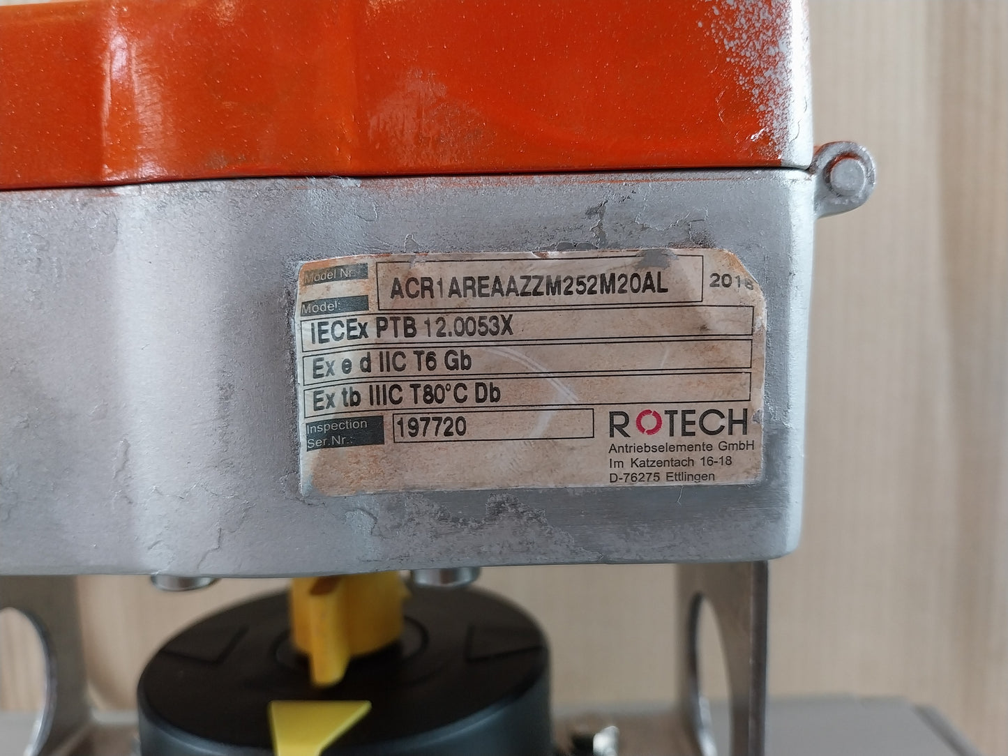 AIR TORQUE DR00220U AZL PNEUMATIC ACTUATOR