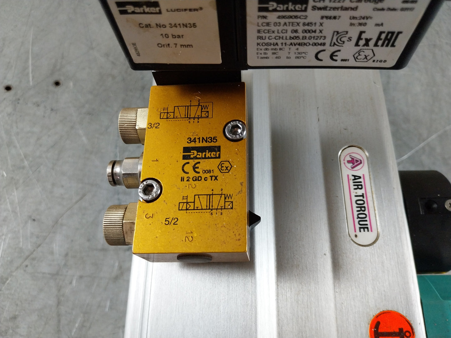 AIR TORQUE DR00220U AZL PNEUMATIC ACTUATOR