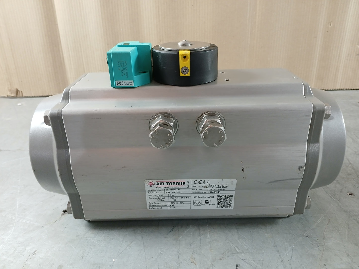 AIR TORQUE DR0220U AZL PNEUMATIC ACTUATOR