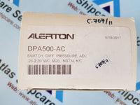 ALERTON DPA500-AC DIFFRENTIAL PRESSURE ADJUDTING SWITCH