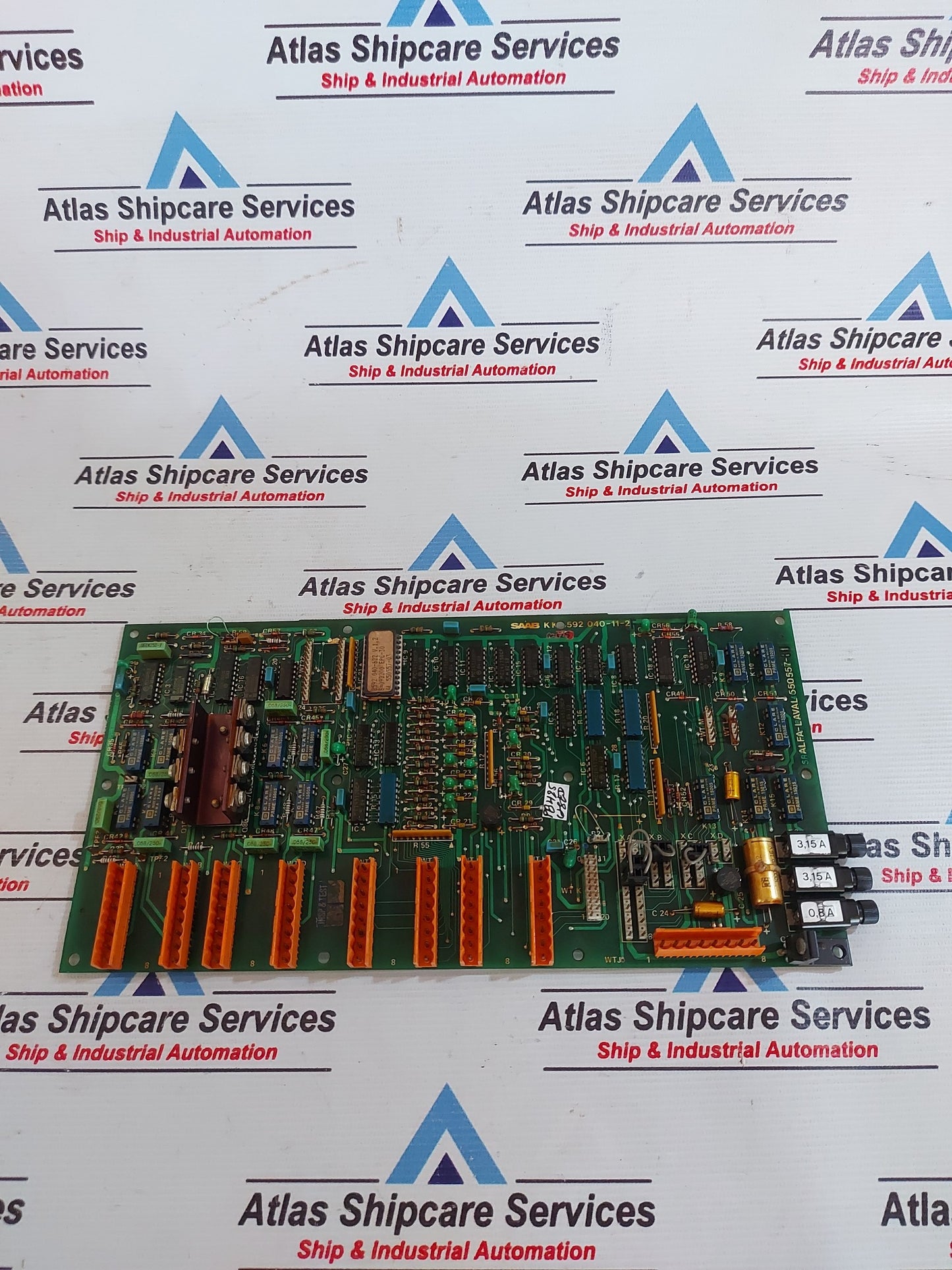 ALFA-LAVAL 550557-11 PCB CARD 8592 040-11-2F