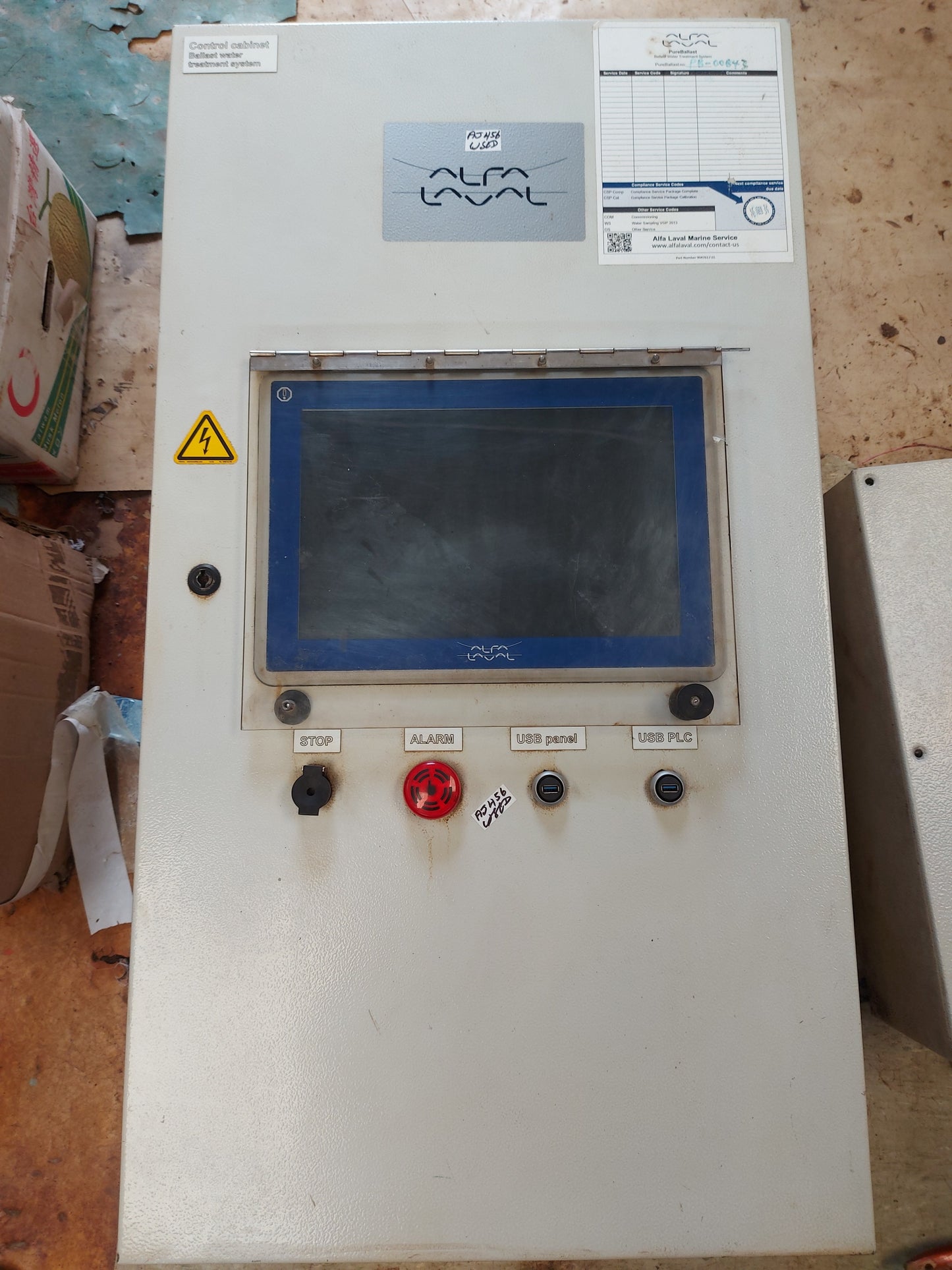ALFA LAVAL CONTROL CABINET 9012101 80