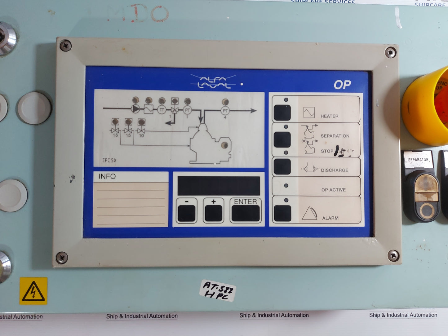 ALFA LAVAL OP  EPC 50 PANEL