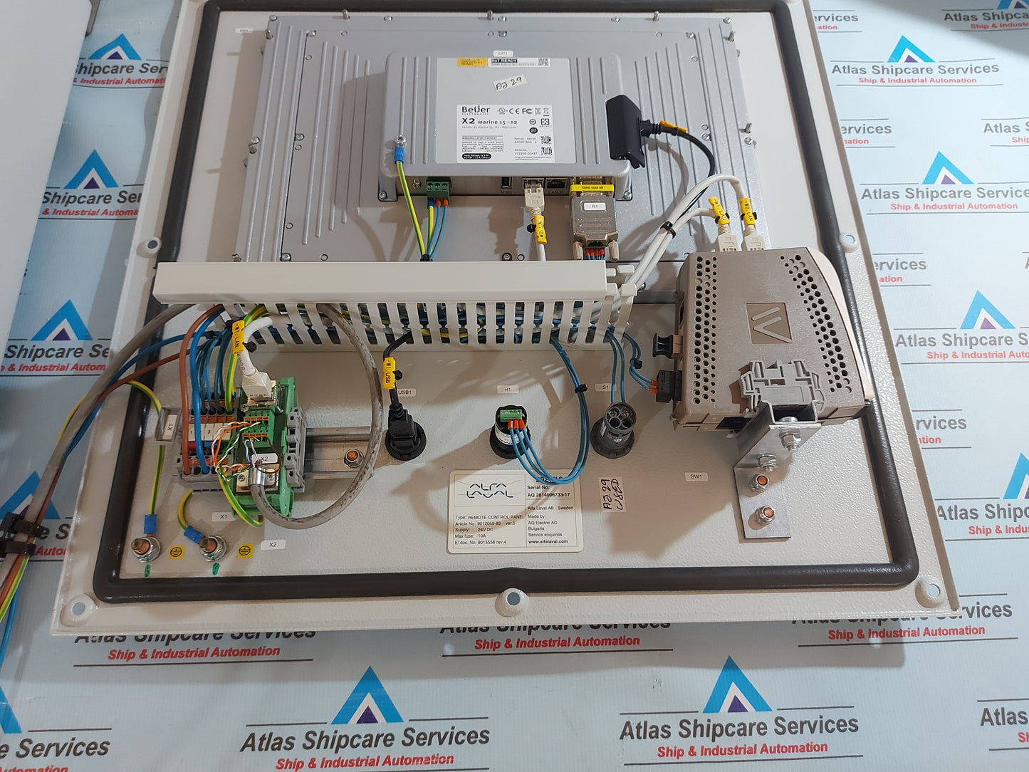 ALFA LAVAL REMOTE CONTROL PANEL 640001605 REV.3