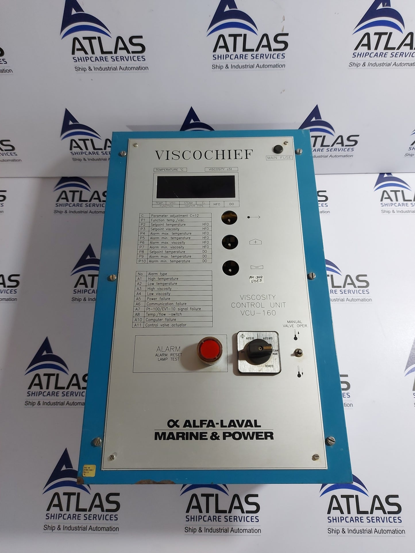 ALFA LAVAL VISCOCHIEF VISCOSITY VCU-160 CONTROL UNIT