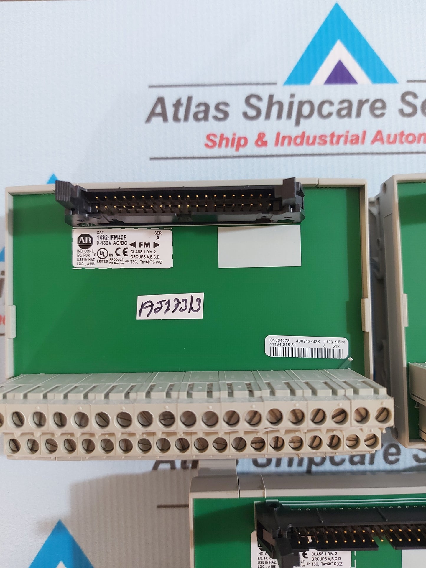 ALLEN-BRADLEY 1492-IFM40F TERMINAL BLOCK SER.A