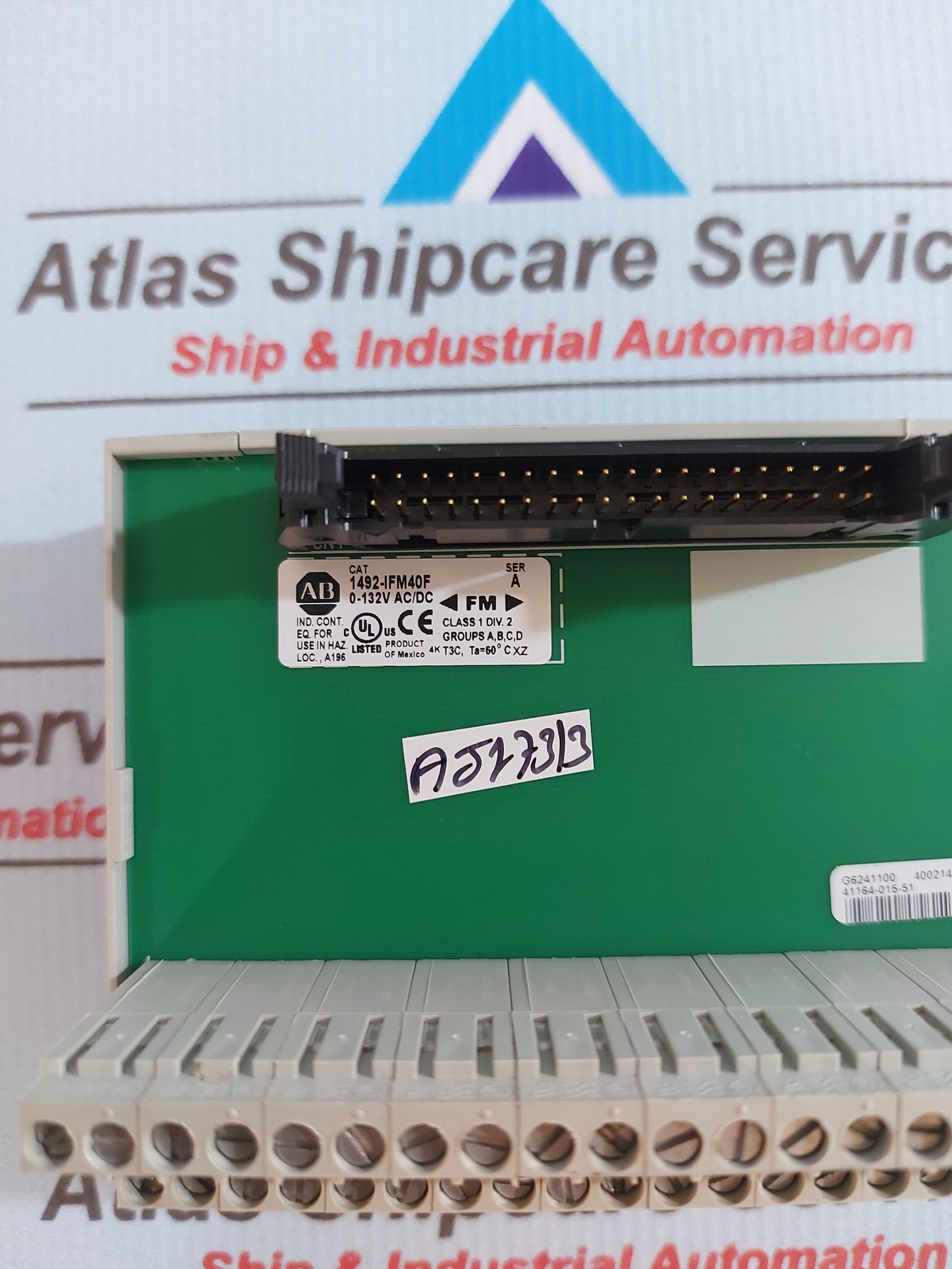 ALLEN-BRADLEY 1492-IFM40F TERMINAL BLOCK SER.A