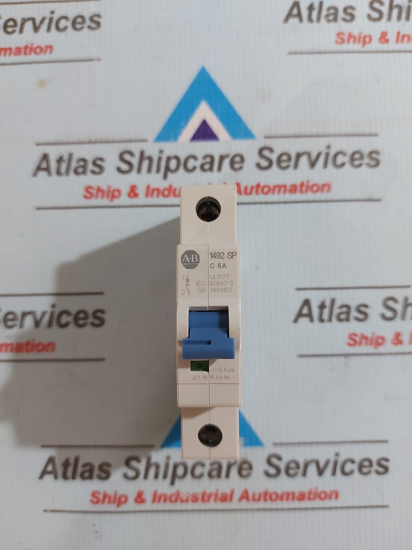 ALLEN-BRADLEY 1492-SPM1C060 SER.D SUPPLEMENTARY PROTECTOR 1 POLE