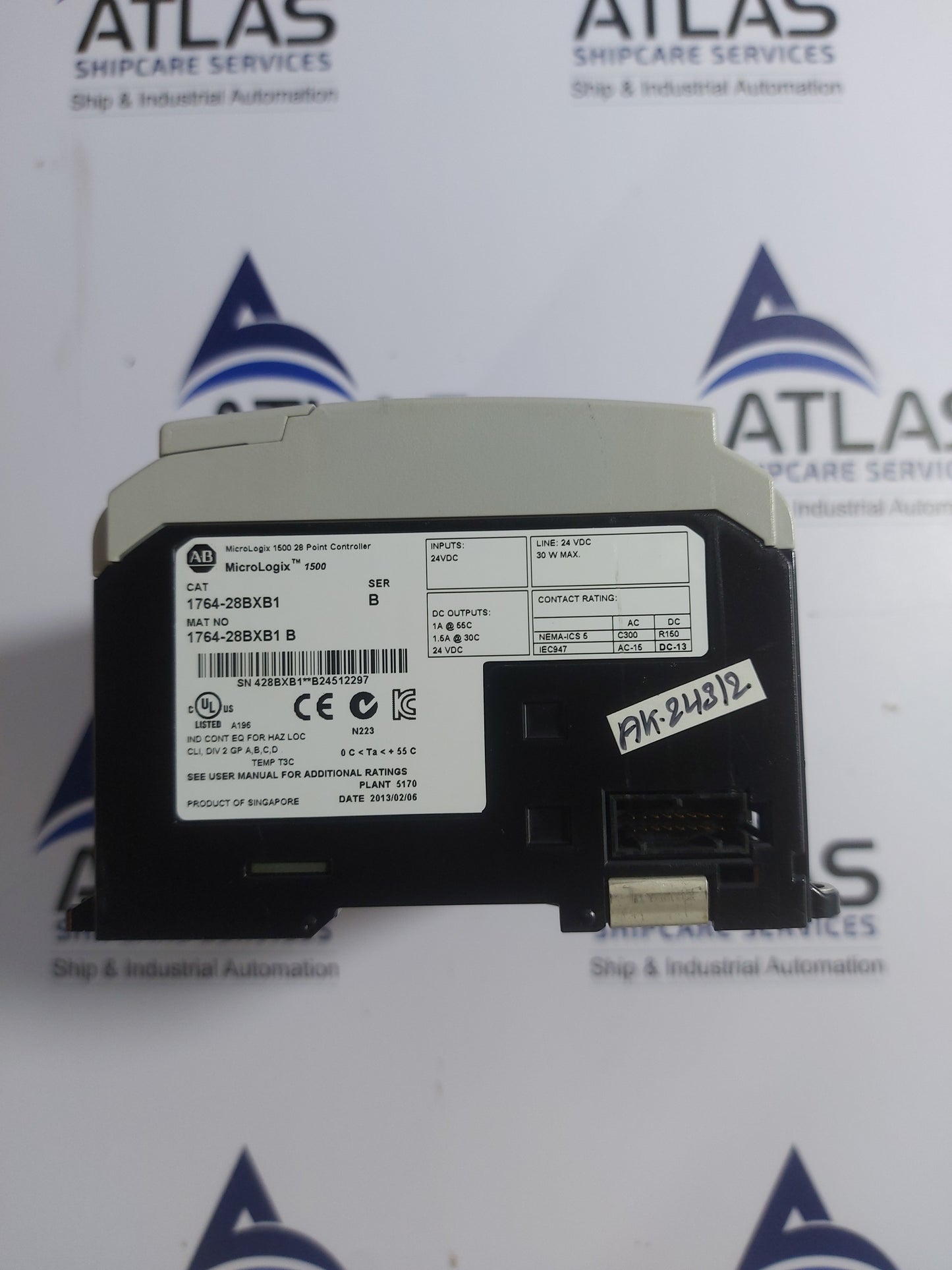ALLEN-BRADLEY 1764-28BXB1 SER.B MICROLOGIX 1500 28 POINT CONTROLLER