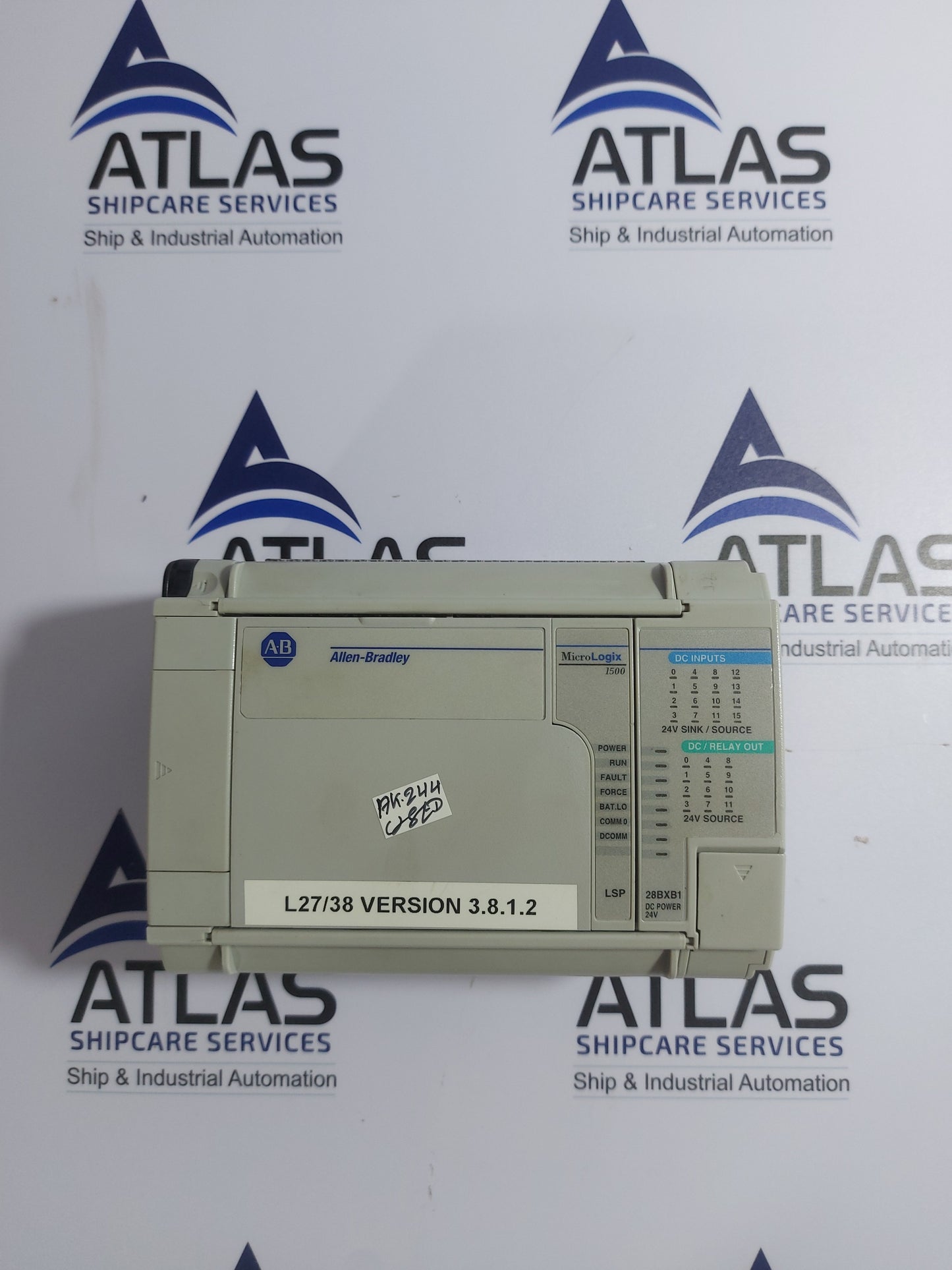 ALLEN-BRADLEY 1764-28BXB1 SER.B MICROLOGIX 1500 BASE UNIT