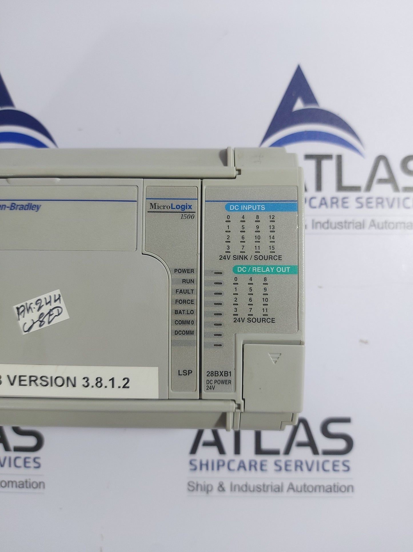 ALLEN-BRADLEY 1764-28BXB1 SER.B MICROLOGIX 1500 BASE UNIT